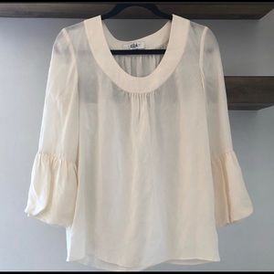 Tibi Cream Blouse